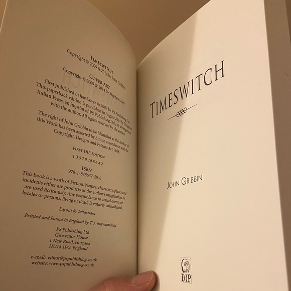 Brand New TimeSwitch John Gribbin - Picture 3 of 7